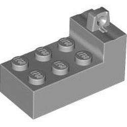 LEGO part BRICK 2x4x1 2/3 W/Ve STUB in Medium Stone Grey (6447577|49995)