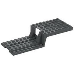 LEGO part  CHASSIS 6X16X2 2/3 in Dark Stone Grey / Dark Bluish Gray