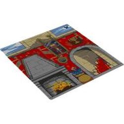 LEGO part 104681 PUNCHED LENTICULAR SHEET, NO. 1 in Transparent/ Trans-Clear