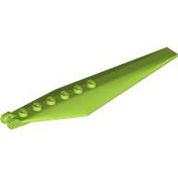 LEGO part 53031 FLAP 3x12x2/3 W. FORK in Bright Yellowish Green/ Lime