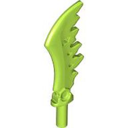LEGO part 19858 SWORD NO. 9 in Bright Yellowish Green/ Lime