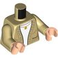 Torso, Sweater, White Shirt, Gold necklace print, Tan Arms, Light Nougat Arms