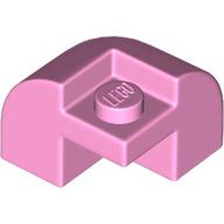 LEGO part 67810 BRICK W/ BOW 2X2X1 1/3 in Light Purple/ Bright Pink