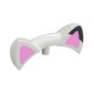 Headwear Accessory Cat Ears with Pin, Coral Ears, Black Spot print