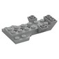 Plate Special 4 x 7 with 3 Slopes, Wedges, 3 Axle Holes