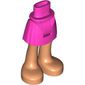 Minidoll Hips and Short Skirt with Nougat Legs, Bare Feet print