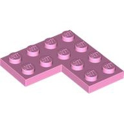 LEGO part 2639 CORNER PLATE 2X4X4 in Light Purple/ Bright Pink