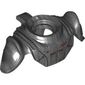 Minifig Neckwear Armor Shoulder Pads with Clip on Back and Armor, Rust Stains print
