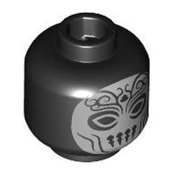 Minfig Head Death Eater, Silver Mask, Wide Eyes / Narrow Eyes print