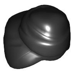 LEGO part HEADGEAR ACCESSORY, NO. 1 in Black