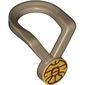 Minifig Neckwear Ribbon with Medal Gold, Dark Red Decoration print