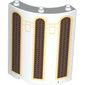 Panel 4 x 4 x 6 Quarter Cylinder with Golden High Window, Slated print
