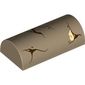Brick Curved 2 x 4 Double, No Studs, with Cracked Marbeled Column print