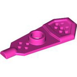 LEGO part 28263 SNOWSHOES FOR MINI FIGURE in Bright Purple/ Dark Pink