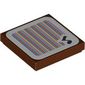 Tile 2 x 2 with Music Note and Barcode Print (Sticker)