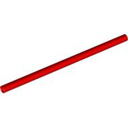 LEGO part 10748 OUTER CABLE 64MM in Bright Red/ Red