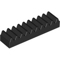 LEGO part 4296 Technic Gear Rack 1 x 4 in Black