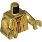 Torso, Robe, Metal Red Under Robe, Gold Decorations print, Pearl Gold Arms and Hands