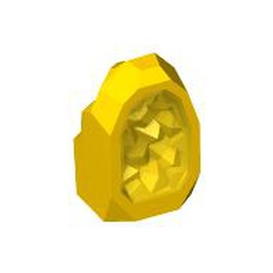 LEGO part 10049656 ROCK CRYSTAL, NO. 1002 in Bright Yellow/ Yellow