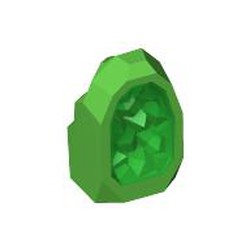 LEGO part 10049656 ROCK CRYSTAL, NO. 1002 in Dark Green/ Green