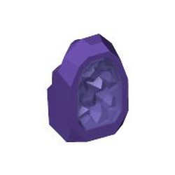 LEGO part 10049656 ROCK CRYSTAL, NO. 1002 in Medium Lilac/ Dark Purple