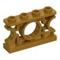 Fence 1 x 4 x 2 Ornamental Asian Lattice Round with 4 Studs