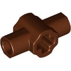 LEGO part 49133 CROSS HOLES W/ DOUBLE, DIA. 3.2 SHAFT in Reddish Brown