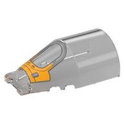 Windscreen 7 x 4 x 2 Round with Handle with Light Bluish Grey/Yellow Cockpit print