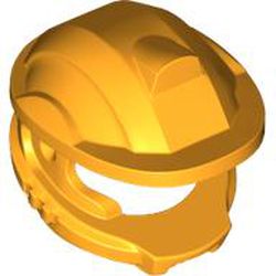 LEGO part 5200 Helmet, Space Flat in Flame Yellowish Orange/ Bright Light Orange