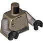 Torso, Silver Chest Plates, Braid, Black Belt print, Flat Silver Arms, Black Hands