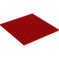 LEGO part 91405 Plate 16 x 16 in Bright Red/ Red