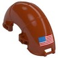 Technic Panel Mudguard Half Circle 5 x 15 x 7 with Handles and America Flag Left print