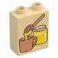 Duplo Brick 1 x 2 x 2 with Bottom Tube, Honey Jar, Dripper, and Mug Print