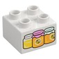 Duplo Brick 2 x 2, Jars of Honey Print
