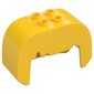 Duplo Brick, Hair, 2 x 2 Top Studs, Straight, Jagged Bangs