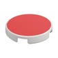 Tile Round 2 x 2 with Red Circle print