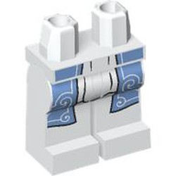LEGO part MINI LOWER PART, NO. 2607 in White
