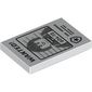 Tile 2 x 3, Wanted Poster with 'WANTED' and '604-15' Print