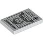 Tile 2 x 3, Wanted Poster with 'WANTED' and '604-16' Print