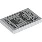 Tile 2 x 3, Wanted Poster with 'WANTED' and '604-19' Print