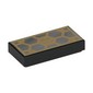 Tile 1 x 2 with Gold Circuitry / Solar Panel print