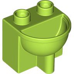 LEGO part 4892 Duplo Bathroom Sink in Bright Yellowish Green/ Lime