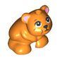 Animal, Hamster, Black Eyes, Whiskers, Black Nose, Bright Pink Ears, Bulging Cheeks print