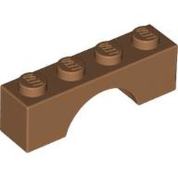 LEGO part 3659 Brick Arch 1 x 4 in Medium Nougat