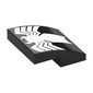 Slope Curved 2 x 2 x 2/3 with White Spider (Venom Logo) Print