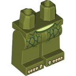 LEGO part 970c20pr2604 MINI LOWER PART, NO. 2604 in Olive Green