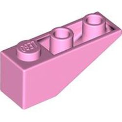 LEGO part 4287c Slope Inverted 33° 3 x 1 with Internal Stopper and No Front Stud Connection in Light Purple/ Bright Pink