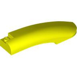 LEGO part 77182 Slope Curved 10 x 2 x 2 with Curved End Right in Vibrant Yellow