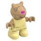 Duplo Figure Child, Rabbit with Warm Tan Head, Dark Pink Nose, Glasses print