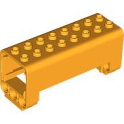 LEGO part 3777 Brick Special 3 x 8 x 4 Crane Section in Flame Yellowish Orange/ Bright Light Orange